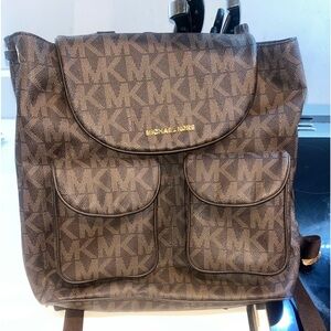Michael Kors Leather Backpack